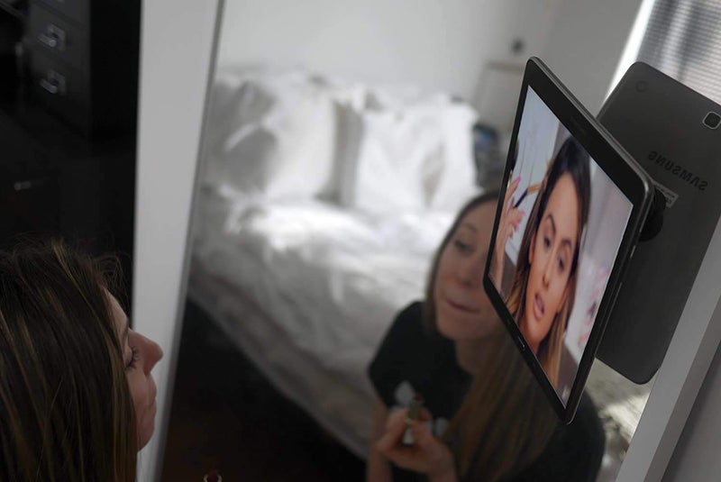 CLUTCHIT The Original Dual Magnetic Movable Phone Holder and Tablet Mount (Silver) - Image 3